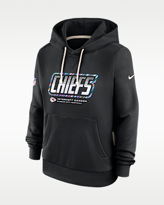 Женское худи Kansas City Chiefs Crucial Catch Standard Issue Nike Dri-FIT NFL Pullover Hoodie