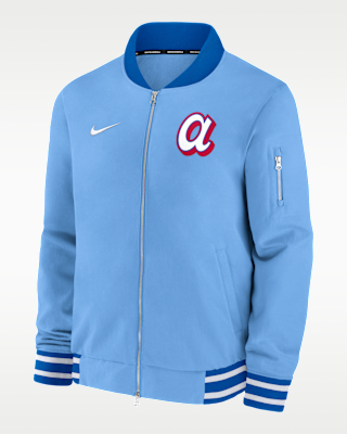 Мужская куртка Atlanta Braves Authentic Collection City Connect Nike MLB Full-Zip Bomber