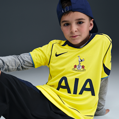 Tottenham Hotspur 2025/26 Stadium Third Older Kids' Nike Dri-FIT Total 90 Football Replica Shirt