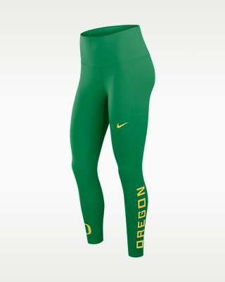Женские тайтсы Oregon Zenvy Nike Dri-FIT College High Rise 7/8 Leggings