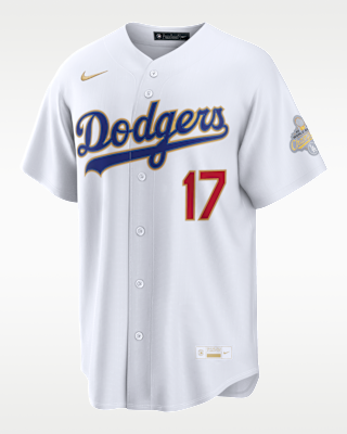 Мужские джерси Shohei Ohtani Los Angeles Dodgers 2025 World Series Champion Gold Series Nike MLB Stadium Jersey