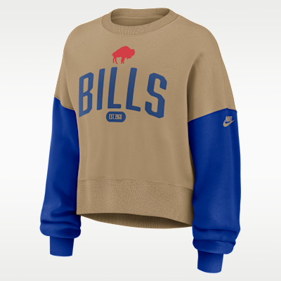 Buffalo Bills Rewind Women's Nike NFL Pullover Crew