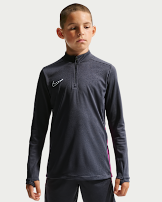 Детские Nike Academy Big Kids' Dri-FIT Long-Sleeve 1/4-Zip Soccer Drill Top
