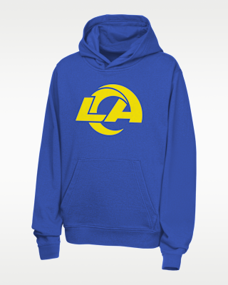 Детское худи Puka Nacua Los Angeles Rams Big Kids' Nike NFL Pullover Hoodie