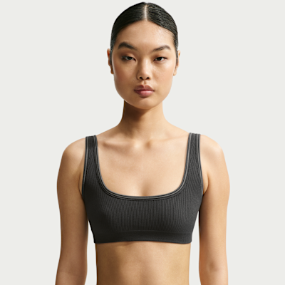 NikeSKIMS Ribbed Seamless Micro-Scoop Kadın Sütyeni