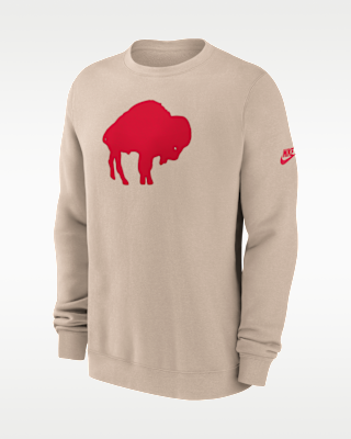 Мужские Buffalo Bills Rewind Club Nike NFL Pullover Crew
