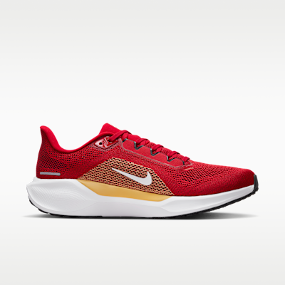 Tenis de correr en pavimento Nike de la NFL para hombre San Francisco 49ers Pegasus 41