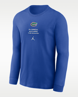 Мужская футболка Florida Sideline Jordan Brand Dri-FIT College Long-Sleeve