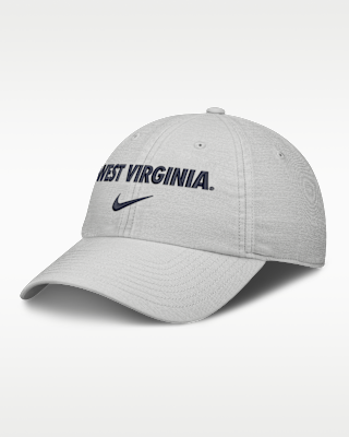 Женские West Virginia Sideline Club Practice Nike College Adjustable Hat