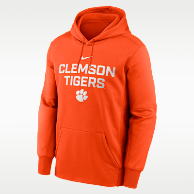 Clemson Team Stacked Men’s Nike Therma College Pullover Hoodie