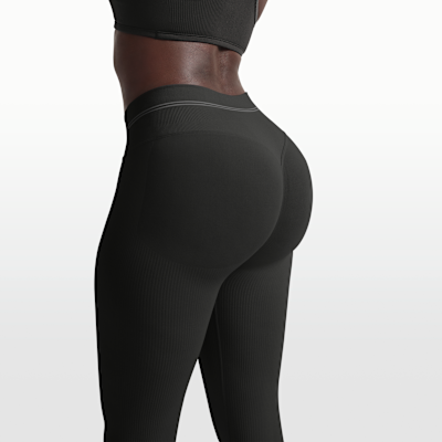 Leggings NikeSKIMS Ribbed Seamless med hög midja 66 cm för kvinnor