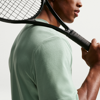NikeCourt Dri-FIT Erkek Tenis Tişörtü görsel 2