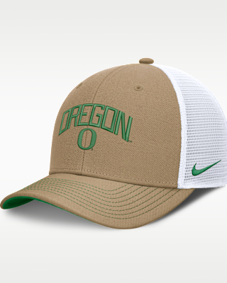Женские  Oregon Primetime Arched Nike Dri-FIT College Trucker Adjustable Hat