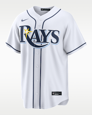 Мужские джерси Junior Caminero Tampa Bay Rays Nike MLB Replica Jersey
