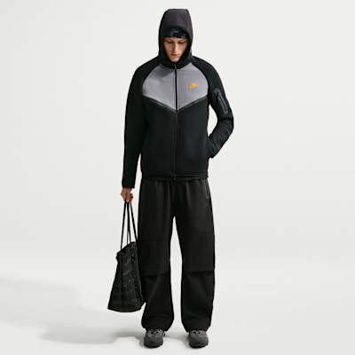 Nike Tech Fleece Windrunner Tam Boy Fermuarlı Erkek Ceketi görsel 4