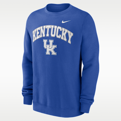 Sudadera de cuello redondo sin cierre universitaria Nike para hombre Kentucky Arch
