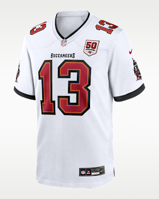 Мужские джерси Mike Evans Tampa Bay Buccaneers 50th Anniversary Nike NFL Game Jersey