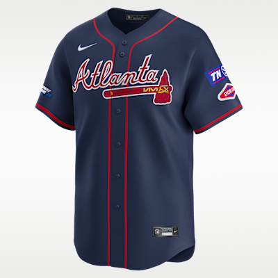 Jersey Nike Dri-FIT ADV de la MLB Limited para hombre Atlanta Braves Bristol
