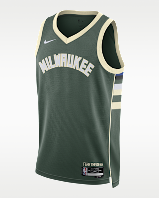 Milwaukee Bucks Icon Edition Men's Nike Dri-FIT NBA Swingman Jersey