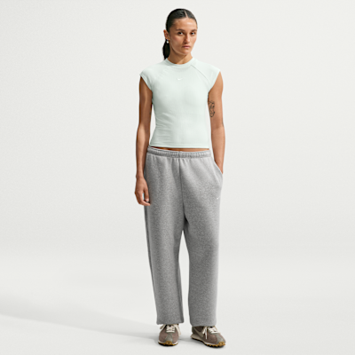 Nike Sportswear Chill Knit Sıkı Kesimli Kısa Kollu Fitilli Kadın Üstü görsel 4