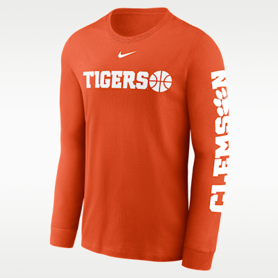 Clemson Basketball Icon Men's Nike College Long-Sleeve T-Shirt