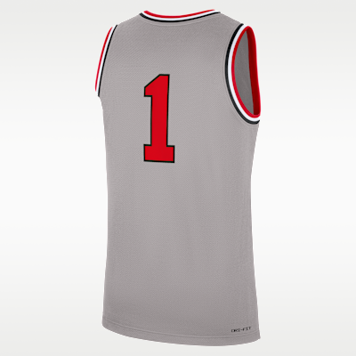 Jersey de básquetbol universitario Nike para hombre Ohio State Replica
