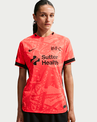 Женские джерси Bay FC Stadium Away Nike Dri-FIT NWSL Replica Jersey