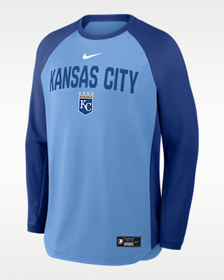 Мужские  Kansas City Royals Authentic Collection Nike Dri-FIT Pullover Crew
