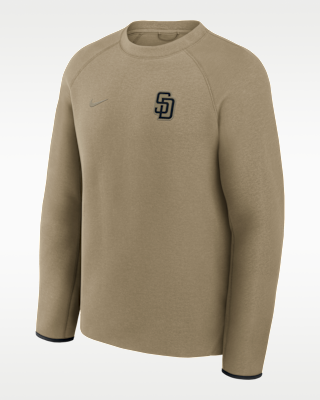 Мужские  San Diego Padres Tech Fleece Nike MLB Pullover Crew