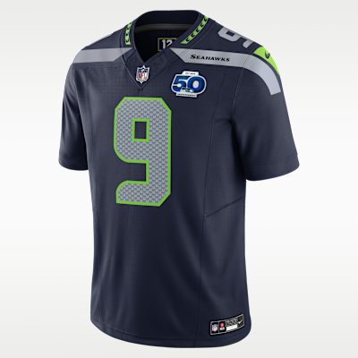 Jersey Nike Dri-FIT de la NFL Limited para hombre Kenneth Walker III Seattle Seahawks 50th Anniversary