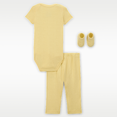 Conjunto de 3 piezas de tejido pointelle para bebé Nike
