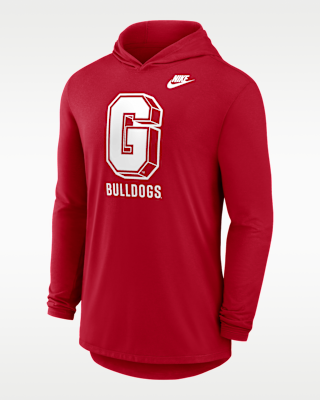 Мужская футболка Georgia Legacy Nike Dri-FIT College Long-Sleeve Hooded