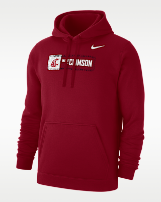 Мужское худи Washington State Made of Crimson Nike College Pullover Hoodie