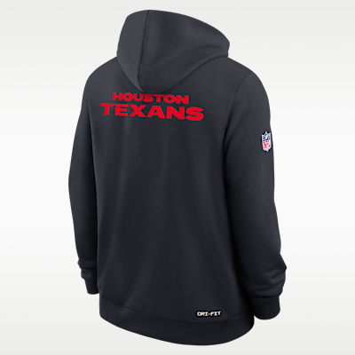 Houston Texans Initial Home Sideline Men's Nike Dri-FIT NFL Pullover Hoodie