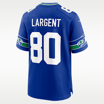 Steve Largent Seattle Seahawks Men's Nike NFL Game Football Jersey