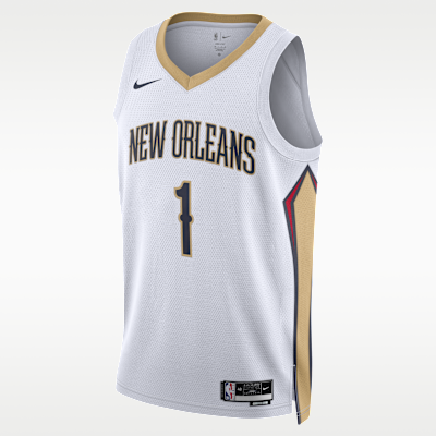 Jersey Nike Dri-FIT Swingman de la NBA para hombre New Orleans Pelicans Association Edition