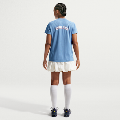 Nike İngiltere Strike Nike Dri-FIT Kısa Kollu Kadın Futbol Üstü görsel 5