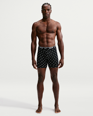 Мужские  Nike Essential Cotton Stretch Boxer Briefs (3-Pack)