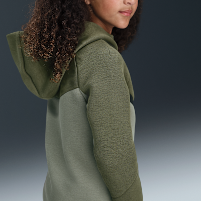 Nike Sportswear Tech Fleece Big Kids' Full-Zip Hoodie