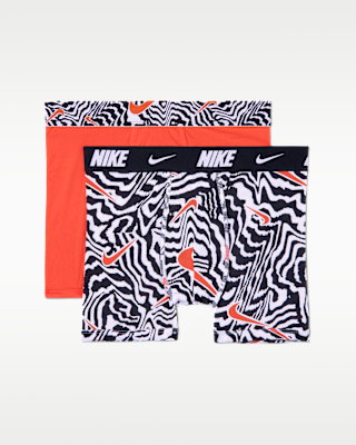 Подростковые Nike Big Kids' Dri-FIT Printed Boxer Briefs (2-Pack)