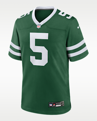 Мужские джерси Garrett Wilson New York Jets Nike NFL Game Football Jersey для футбола