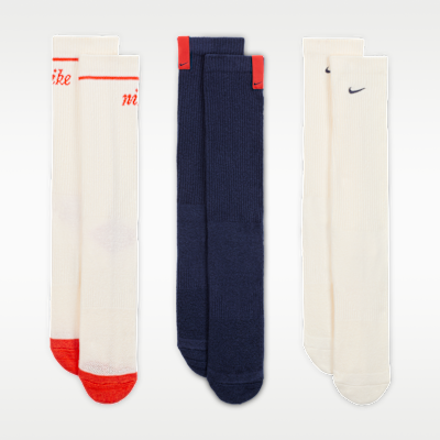Nike Everyday Plus Cushioned Crew Socks (3 Pairs)