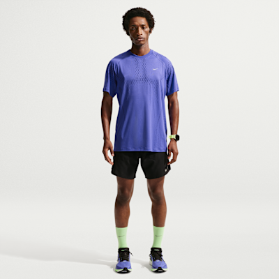 Nike Stride Plus Dri-FIT ADV Kısa Kollu Erkek Koşu Üstü görsel 4