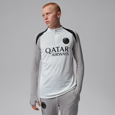 Nike Paris Saint-Germain Strike Elite Night Edition Jordan Dri-FIT ADV Örgü Erkek Futbol Antrenman Üstü