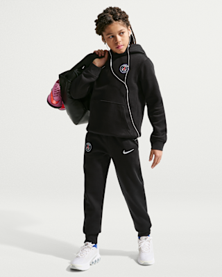 Детские спортивные штаны Paris Saint-Germain Club Fleece Big Kids' (Boys') Nike Soccer Joggers