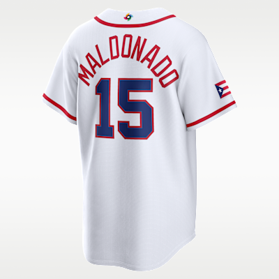 Martín Maldonado Puerto Rico National Baseball Team 2026 World Baseball Classic Men's Nike Stadium Jersey
