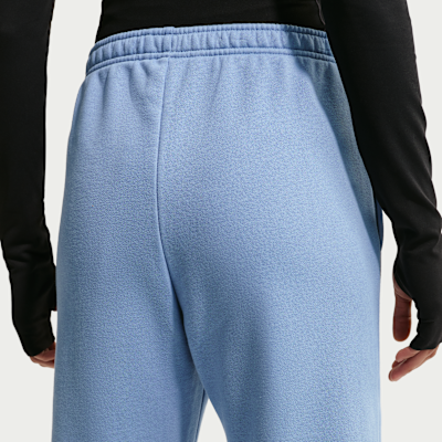 Nike Studio Fleece Orta Kalınlıkta Normal Belli Açık Paçalı Kadın Eşofman Altı görsel 3