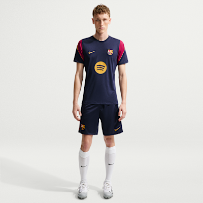 Nike FC Barcelona Strike Nike Dri-FIT Kısa Kollu Erkek Futbol Üstü görsel 4