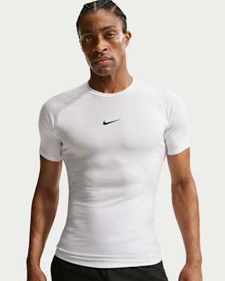 Мужские тайтсы Nike Pro Dri-FIT Tight Short-Sleeve Fitness Top для тренировок