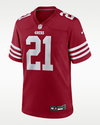 Мужские джерси Deion Sanders San Francisco 49ers Retired Nike NFL Game Jersey